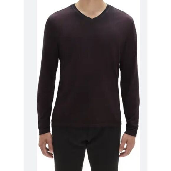 Robert Barakett Other - Robert Barakett Sweater Men Medium Black V Neck Knit 100% Pima Cotton